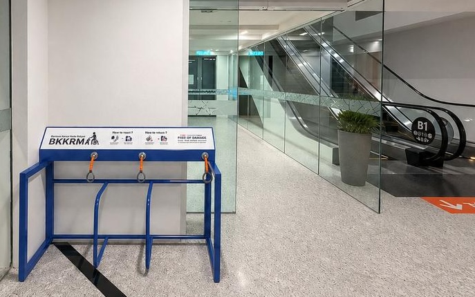 Wheelchair Sharing Station at public location